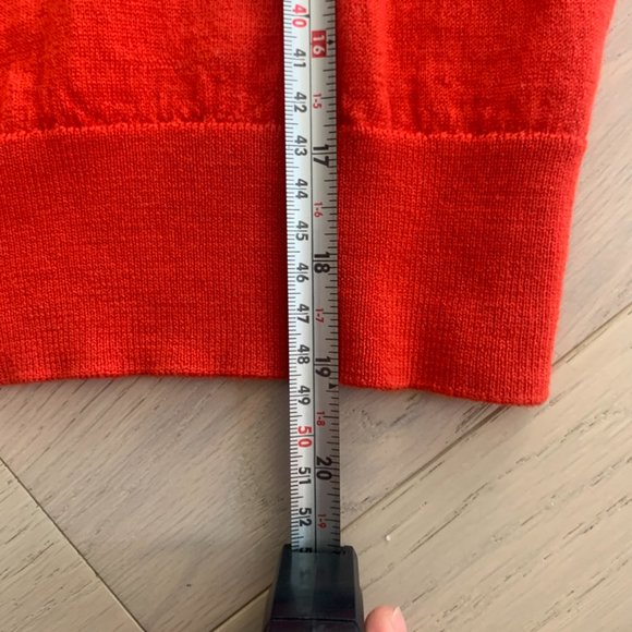 Maje Marise Lightweight Wool Sweater Red - Picture 6 of 6